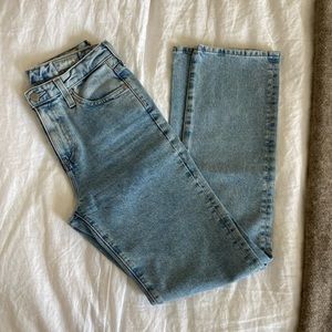 AG Alexxis high rise vintage straight jean
